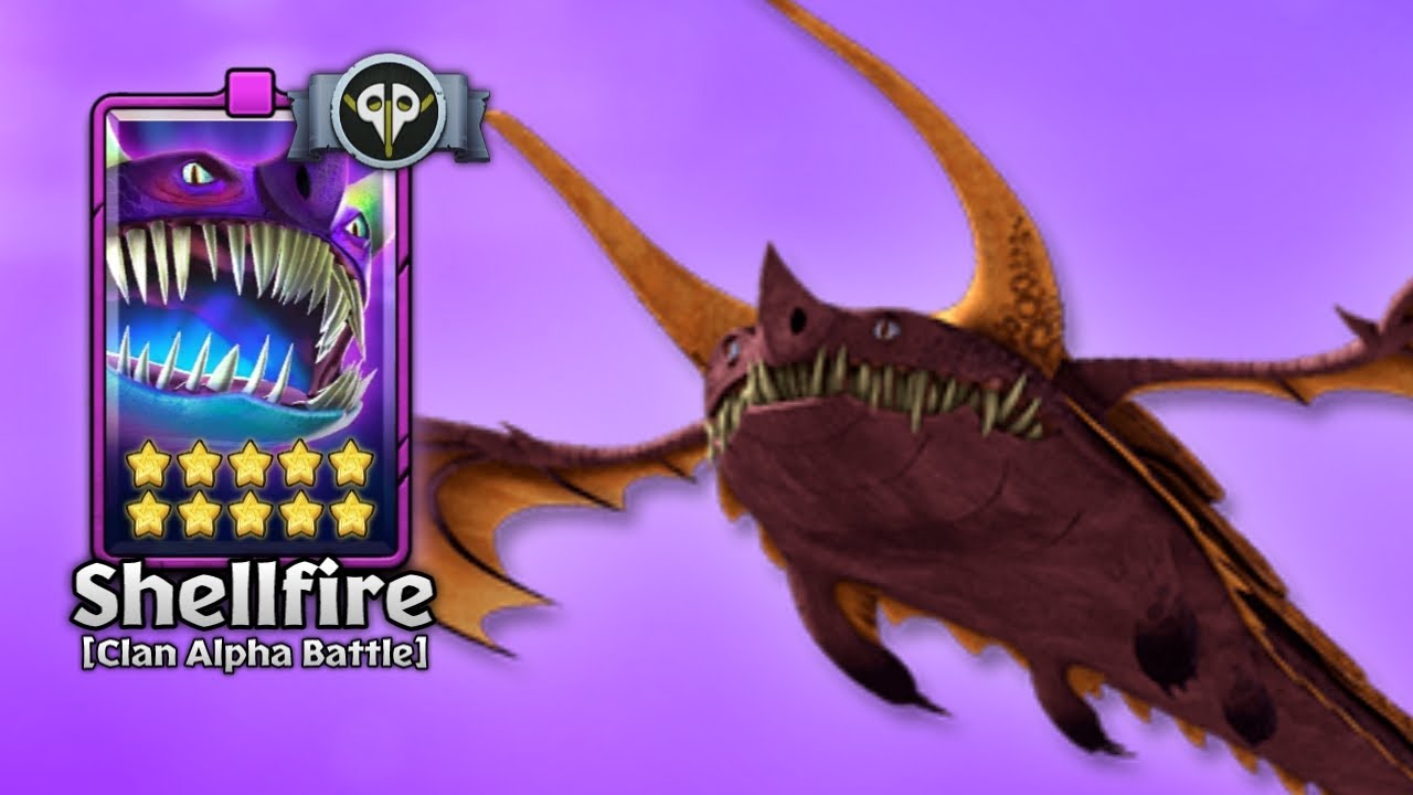 Shellfire 10-Stars Defeated — World Alpha Clan Battle Gameplay | Dragons: Titan Uprising