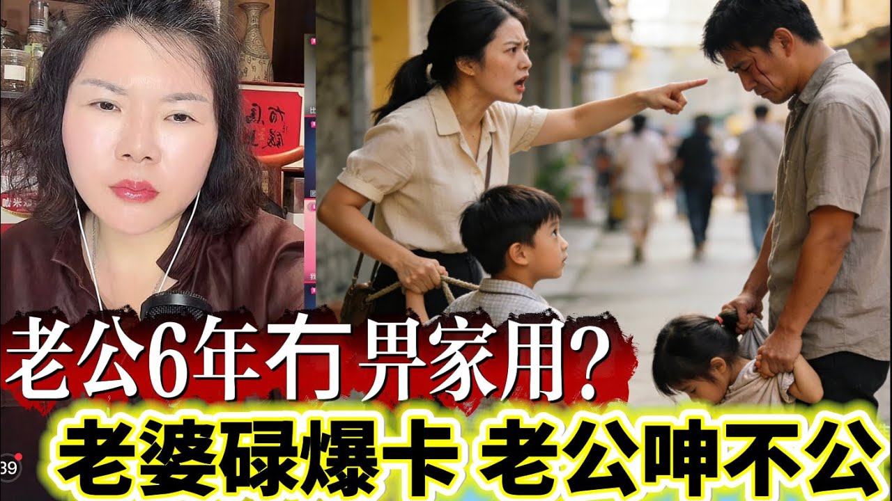 老公6年冇畀家用？老婆碌爆卡老公呻不公 #情感 #廣東話 #情感故事 #分享 #婚姻 #諸事姐