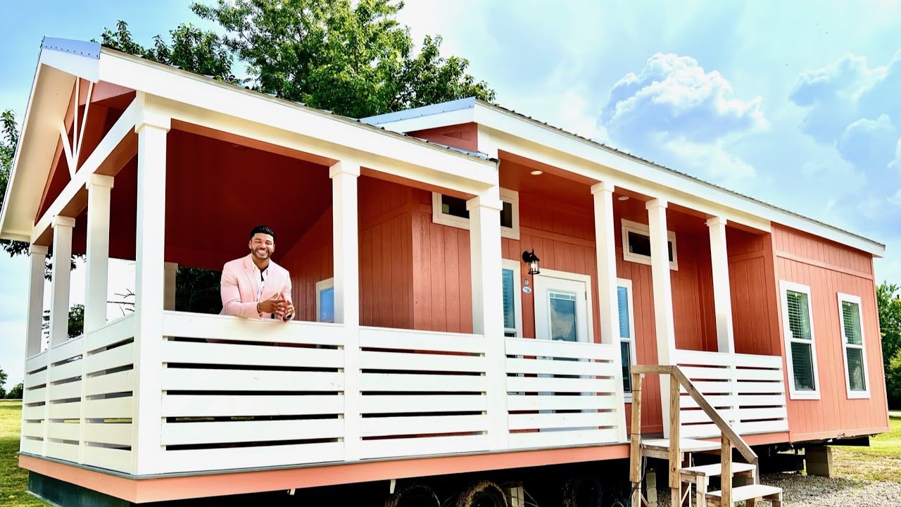 TINY HOME TOUR - Zircon Peach Palace Beach House