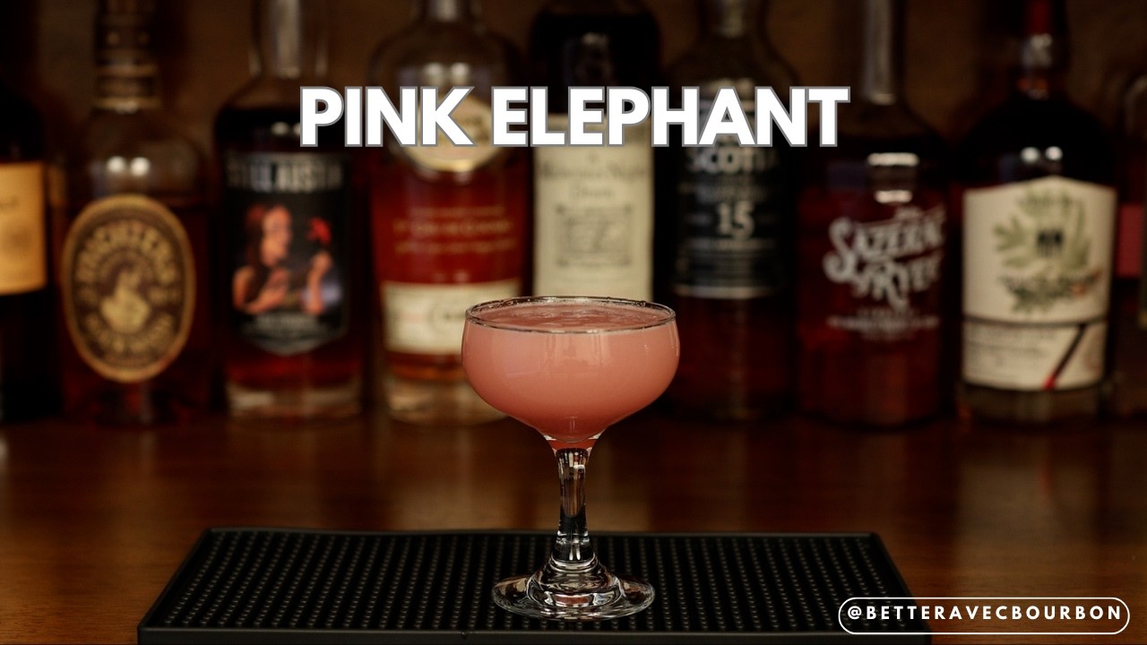 Pink Elephant: a Memorable, Sour Cocktail from Death & Co. | Modern Classics | BetterAvecBourbon