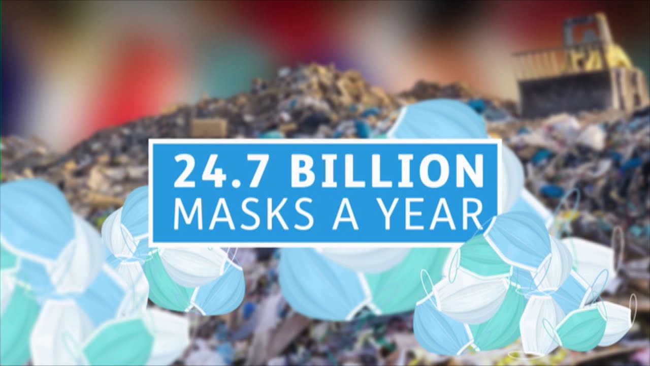 Covid face mask pollution a major threat