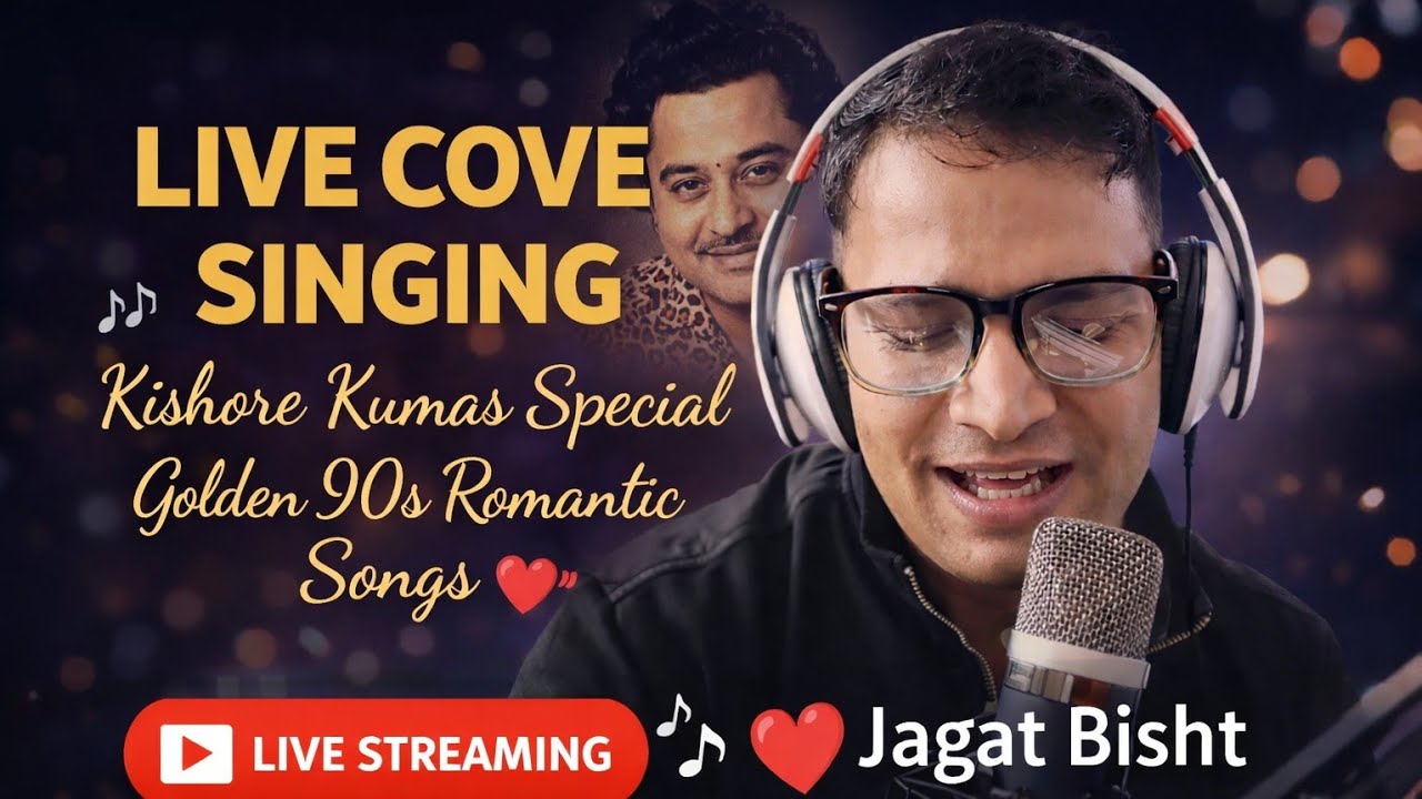 Kishore Kumar Special Live 🎤 | Old Bollywood Karaoke Singing | 70s–80s Evergreen Songs | Live Cover