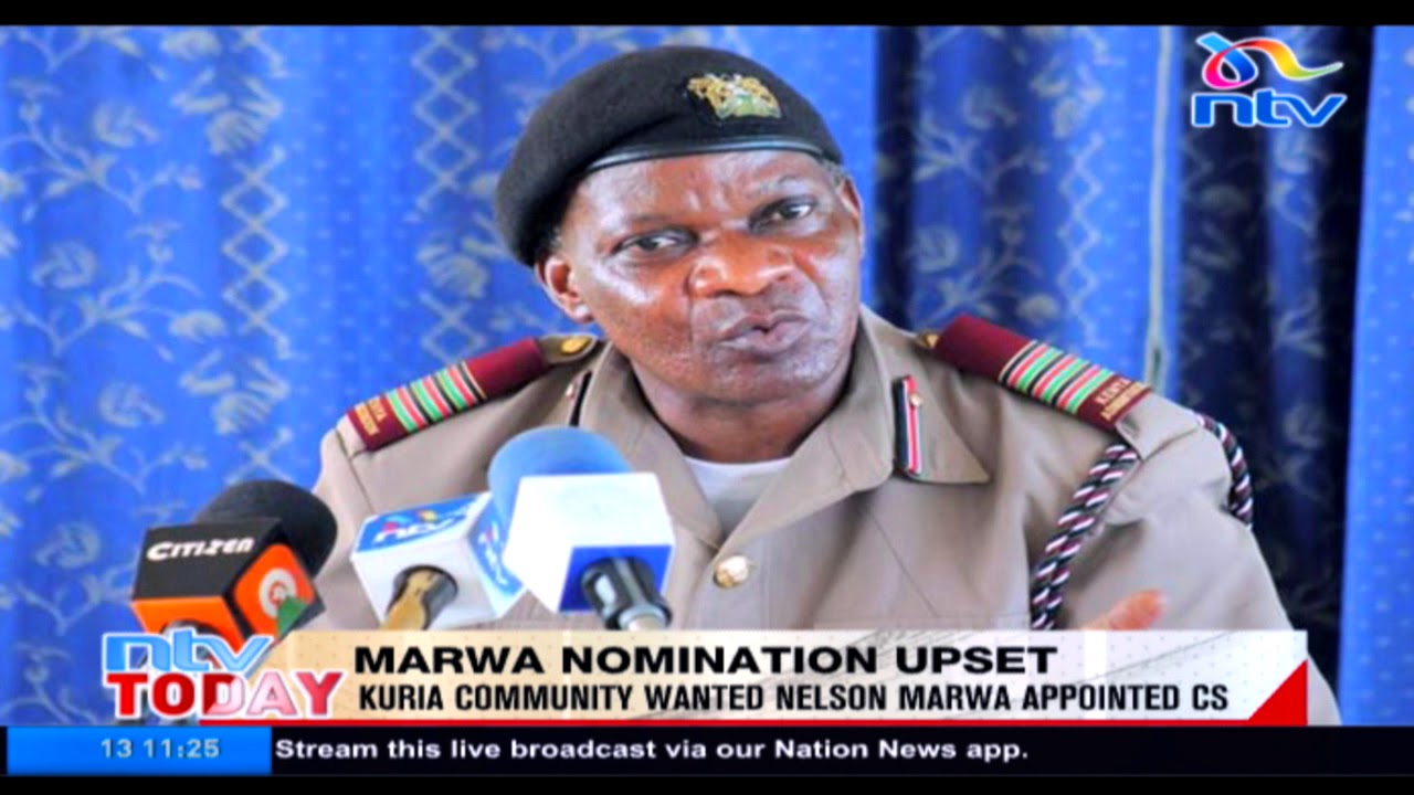 Kuria Community wanted Nelson Marwa appointed Cabinet Secretary