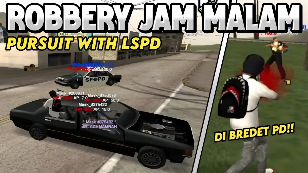 [SNRP] ROBBERY JAM MALAM! DI BREDET PD!? - GTA SAMP