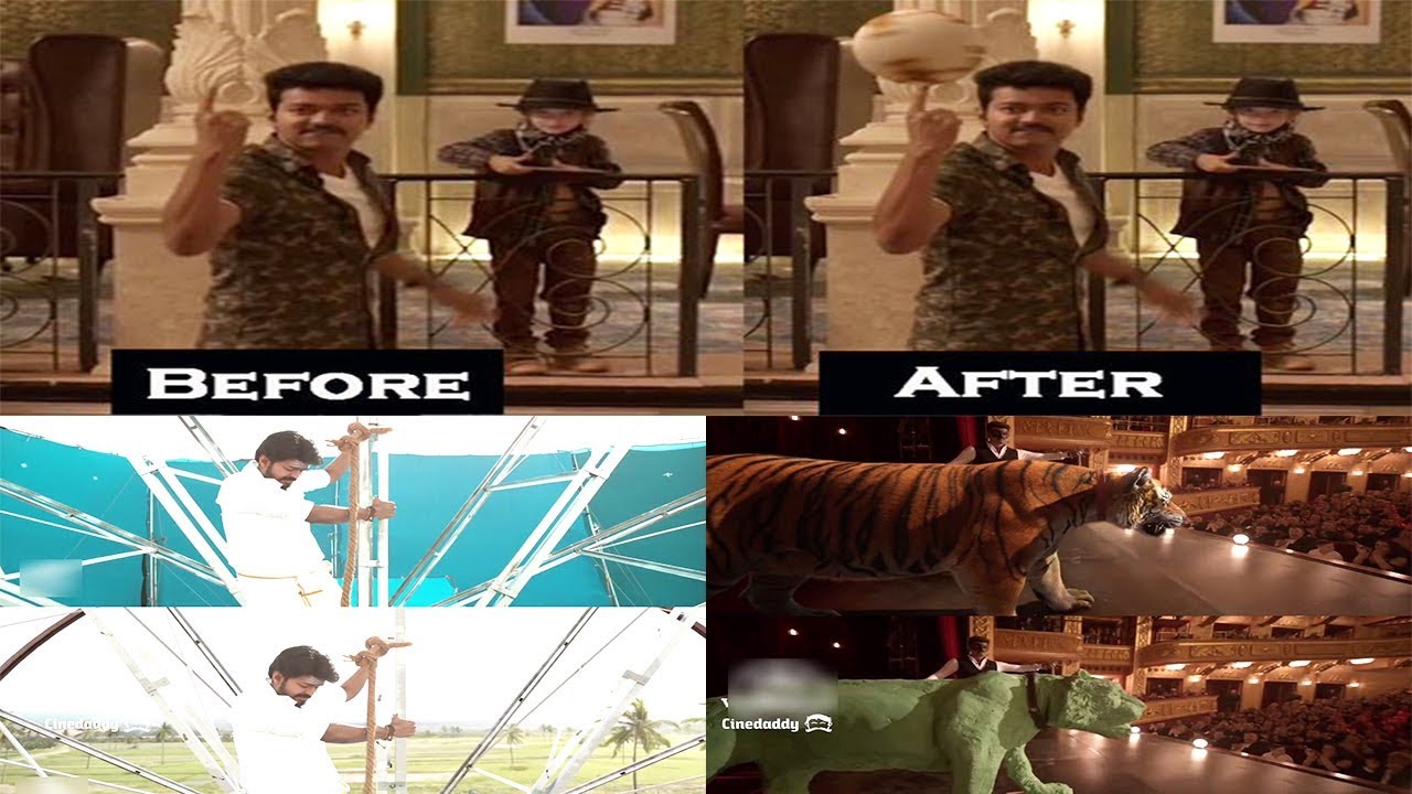 Mersal VFX Breakdown Making Video