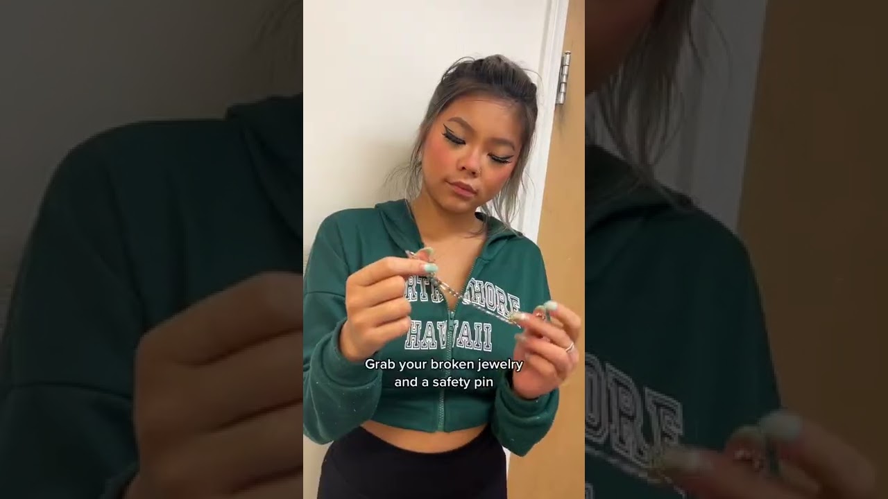 How to quickly repair a broken necklace