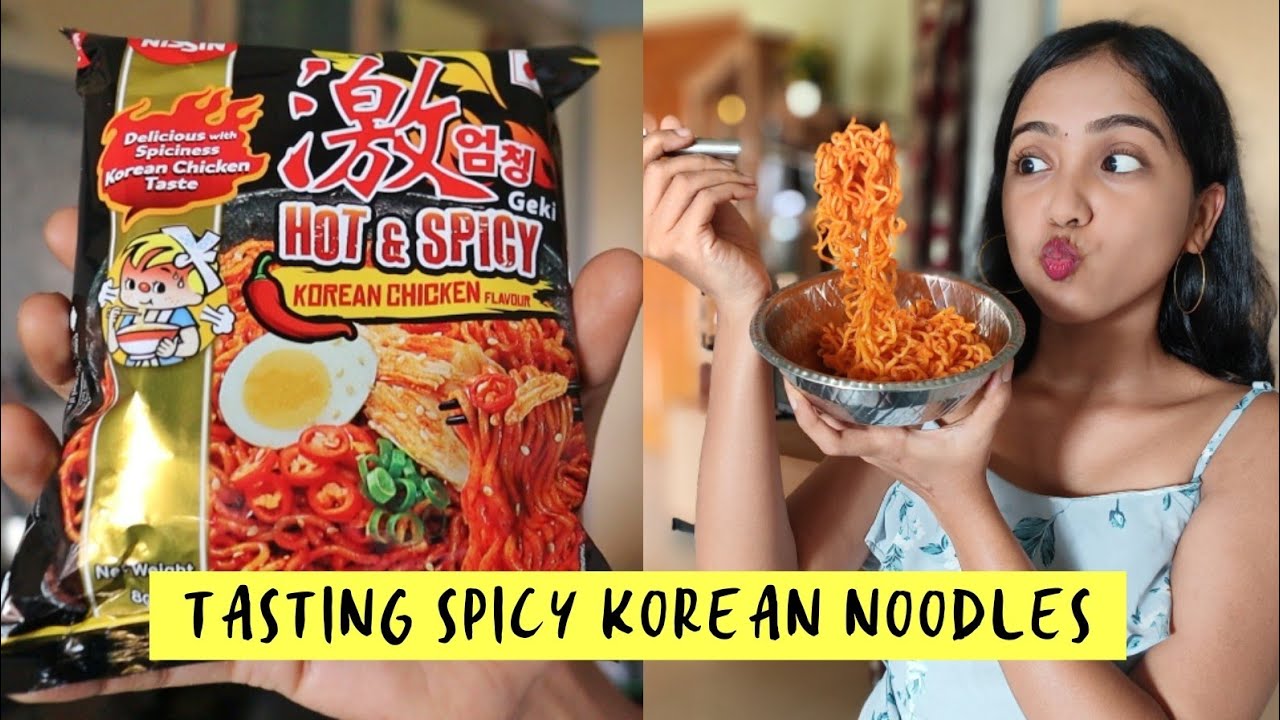 Nissin Geki Hot & Spicy Korean Noodles 😋🔥🍜 | Anagha Mirgal | Food Vlog