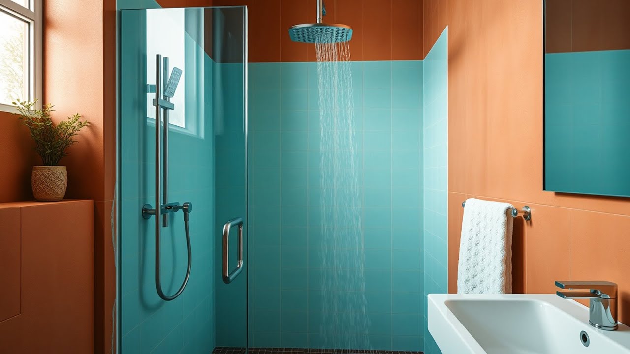Relaxing Shower Water ASMR 🌀 | Continuous White Noise for Sleep