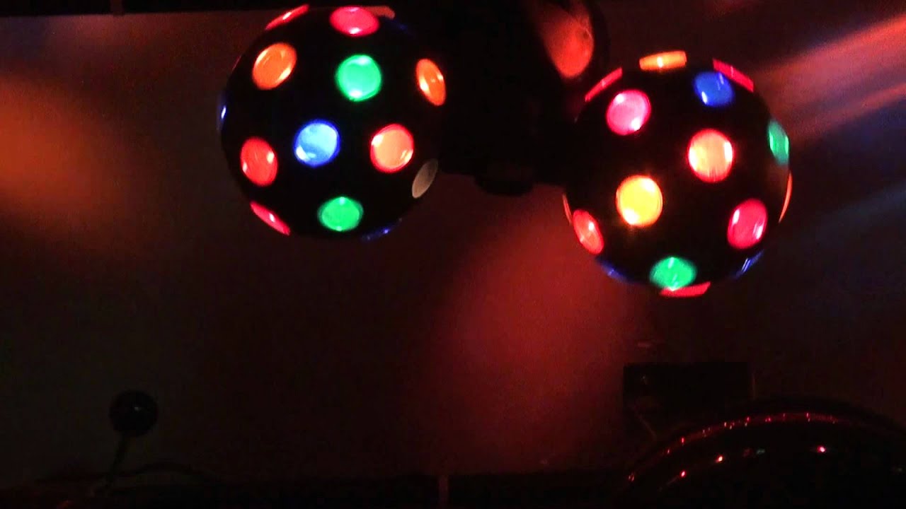 Dual Rotating LED Disco Ball QL-190L.MTS