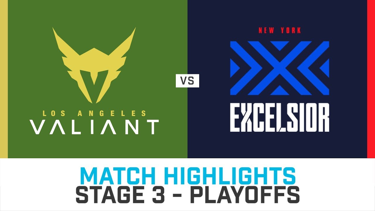 Match Highlights: Los Angeles Valiant vs New York Excelsior - Stage 3 Playoffs