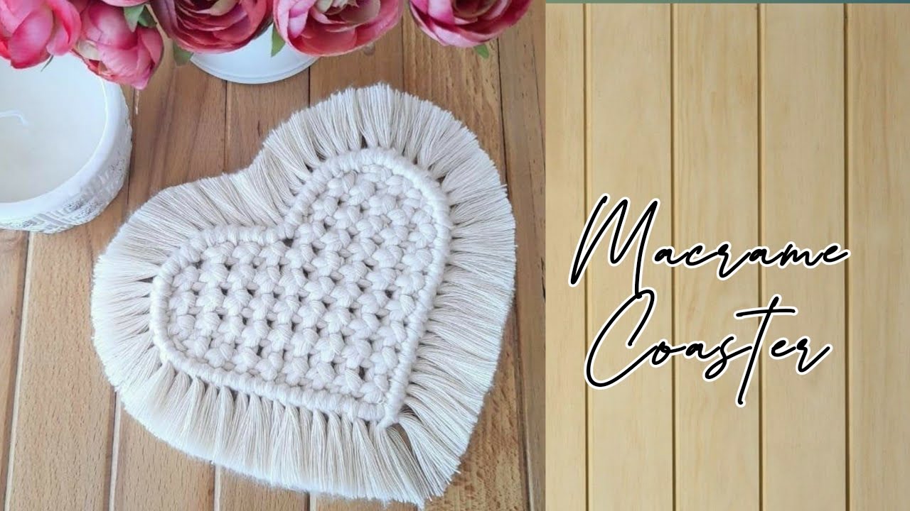 Macrame Coaster || Tatakan Gelas  Macrame