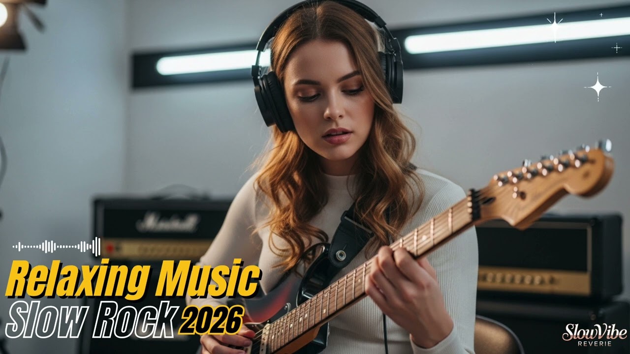 Slow Rock Headphone Music 🎧 Deep Guitar Experience for Total Relaxation