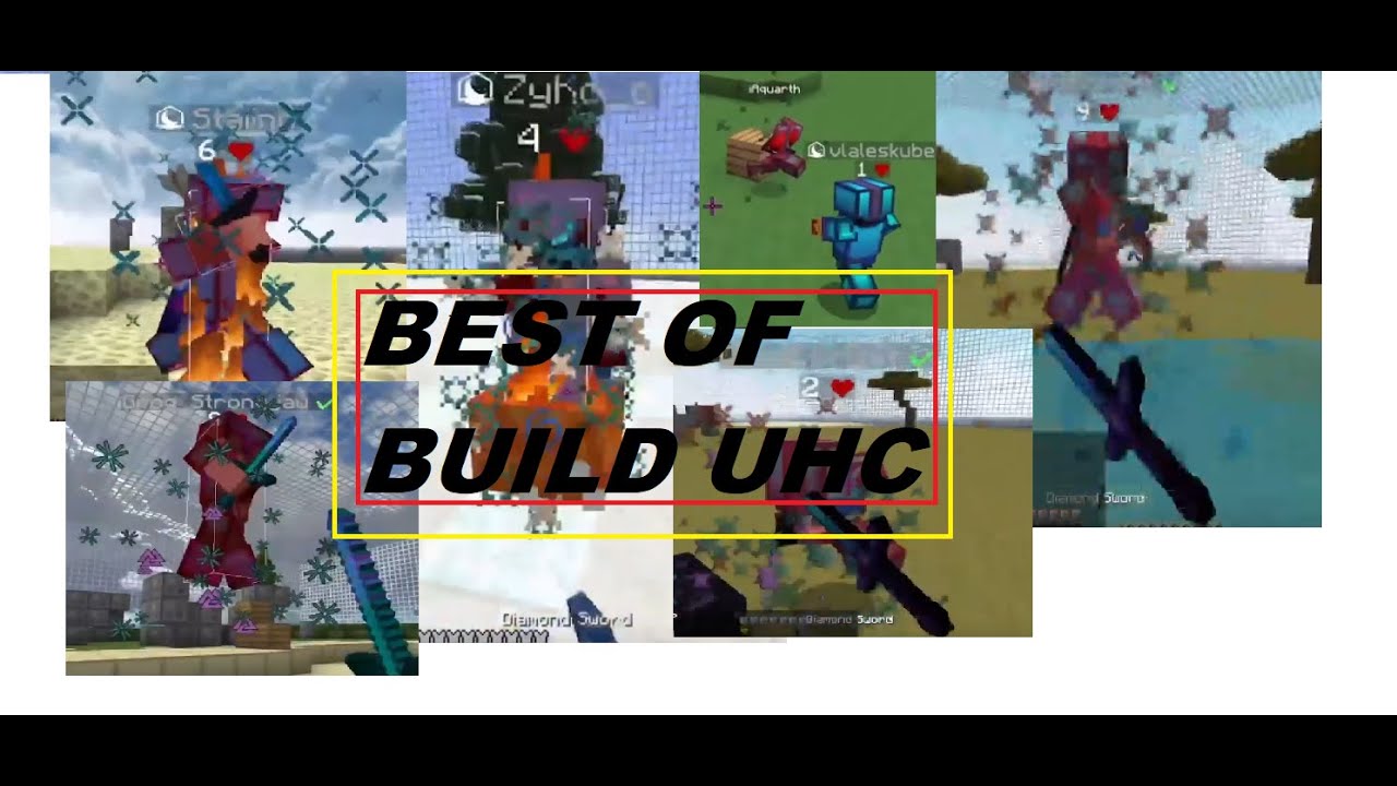 PVPGYM : Emerald ranked player clutching good players in BuildUHC