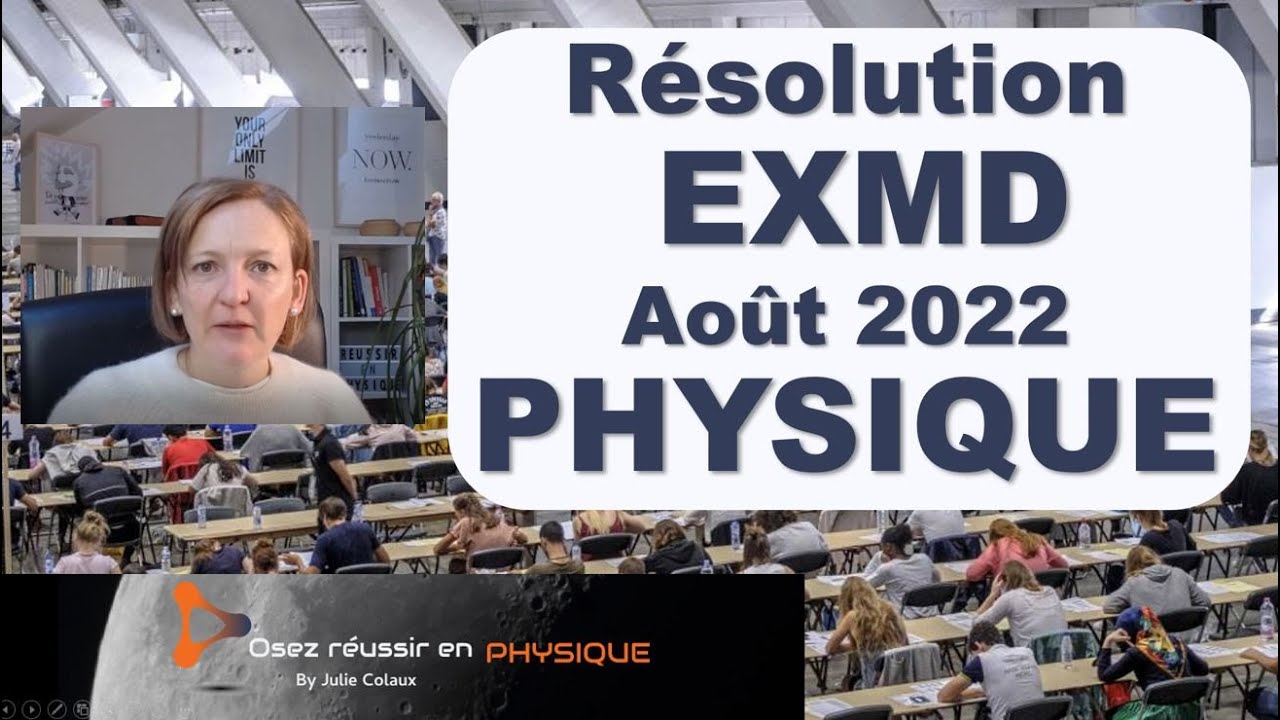Résolution de l'examen d'entrée Médecine-dentisterie - session Août 2022