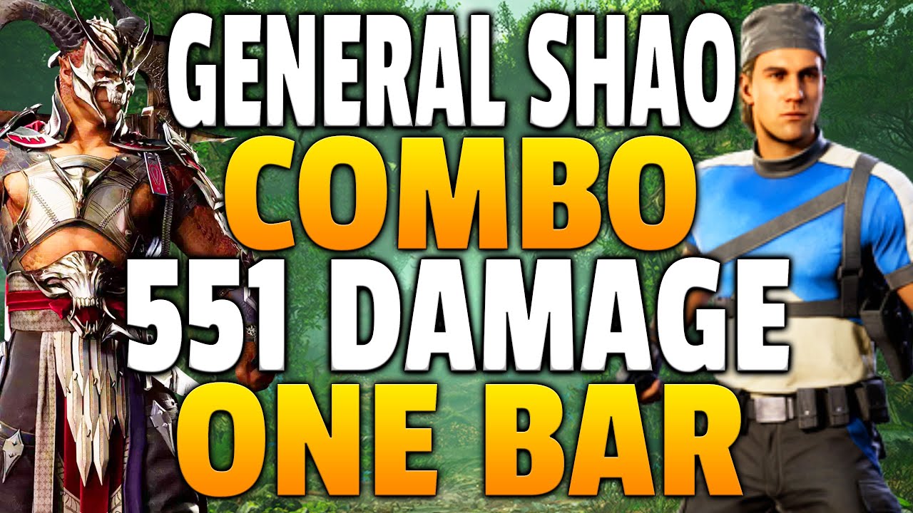 *NEW* MK1 GENERAL SHAO COMBOS - Mortal Kombat 1 General Shao Combos