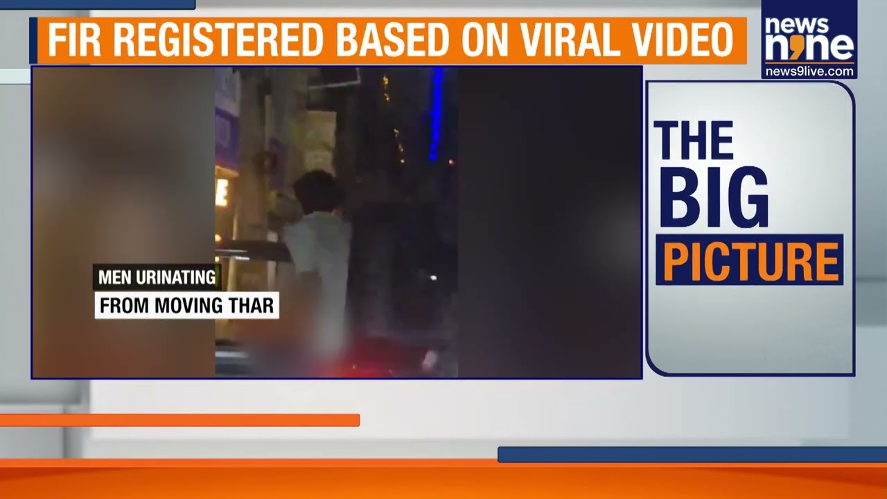 Gurugram Police Arrest Two Men Over Viral &lsquo;Car Urination&rsquo; Incident | Black Mahindra Thar Case