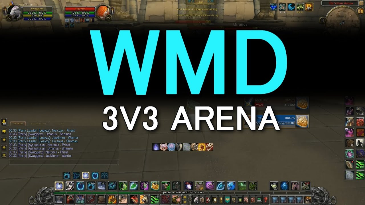 Warrior Mage Druid 3v3 Arena | MoP PvP ft. Rank 1 Leekz and Ayra
