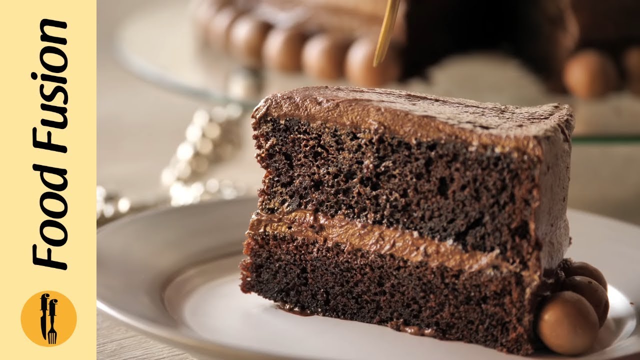 Chocolate Malt Cake Recipe by Food Fusion