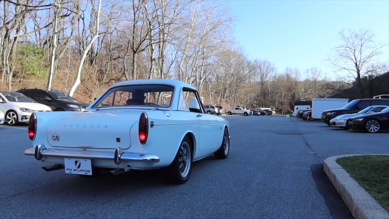 1966 Sunbeam Tiger Cold Start and driving video for Bringatrailer.com Auction