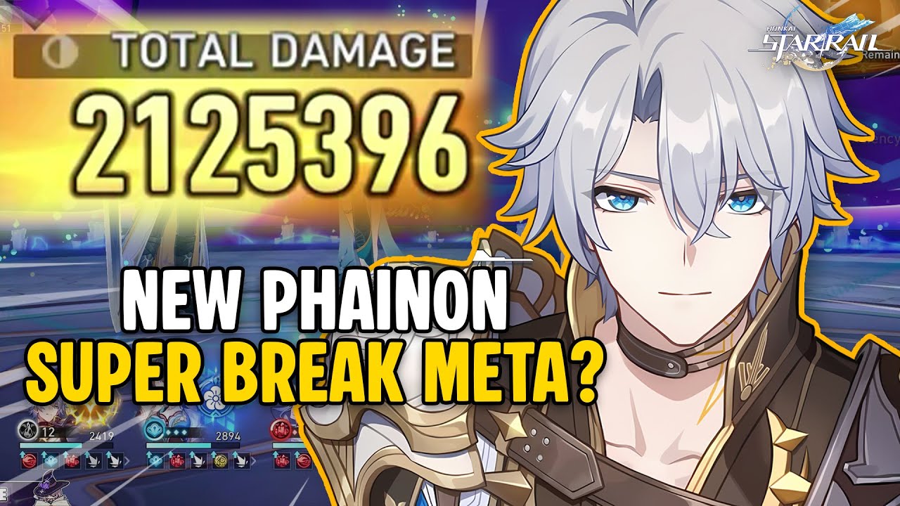 Phainon Super Break Is INSANE (2.1M DMG) with E0S0 The Dahlia | Honkai: Star Rail