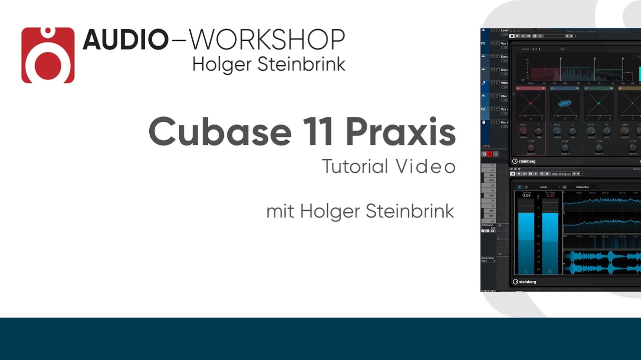 Cubase 11 Praxis Tutorial Trailer