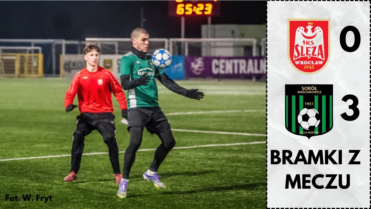 SPARING #5: Sokół Marcinkowice - Ślęza Wrocław U17 | BRAMKI Z MECZU