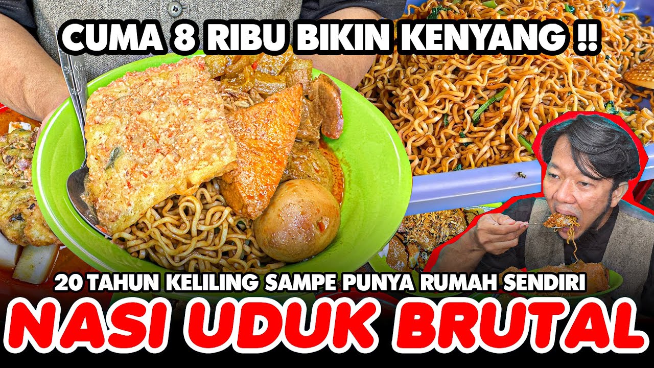 JUALAN NASI UDUK DARI KELILING 20 TAHUN SAMPE PUNYA RUMA SENDIRI, CUMA 8 RIBU PORSINYA BIKIN KENYANG