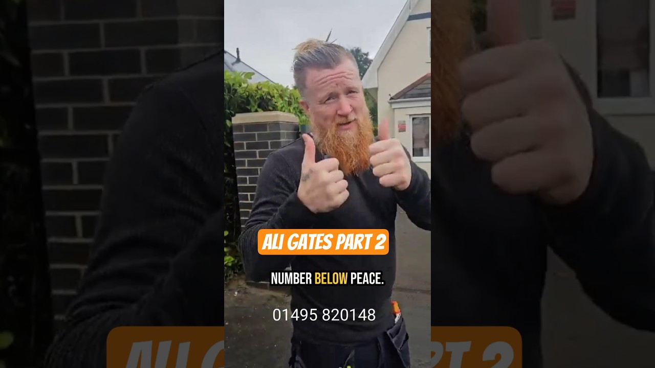 Electric Gate Install Cardiff Wales: Aluminum, BFT 24V & Key Fob (Part 2)