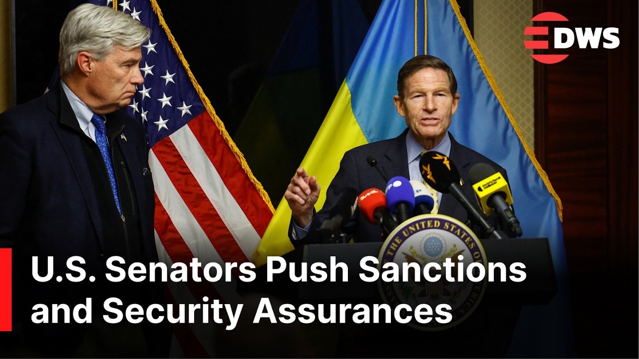 U.S. Senators Push for More Ukraine Military Aid and Tougher Russia Sanctions | DWS News | AC1N