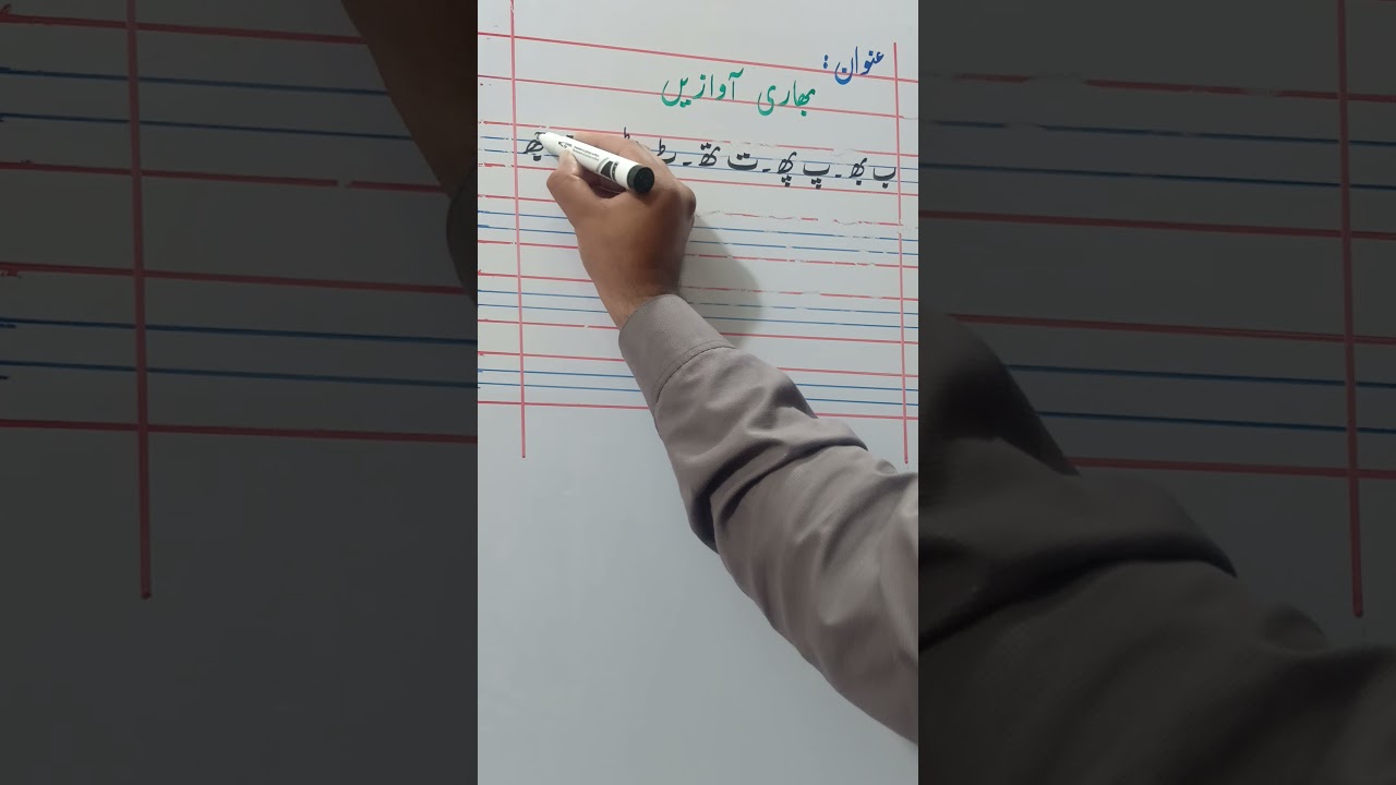 lesson#1 | part#10 | Urdu alphabets ke bhari haroof |  اردو حروف تہجی کے بھاری حروف | بھاری آوازیں