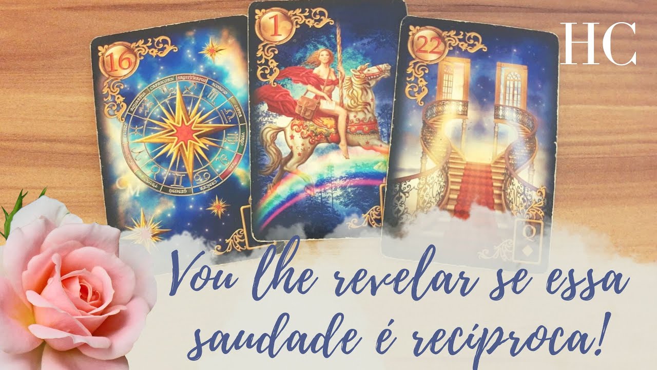 PENSE NELE(A) E EU VOU LHE REVELAR SE ESSA SAUDADE É RECÍPROCA OU NÃO! - HC Tarot