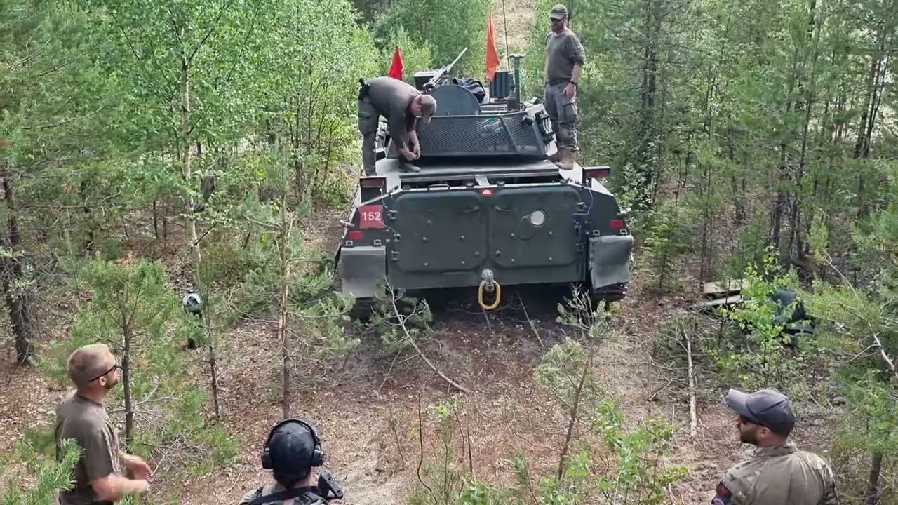 Berget 19 - Torrövning säker vagn - avsittning - uppsittning - PBV401/BGBV4012/MTLB