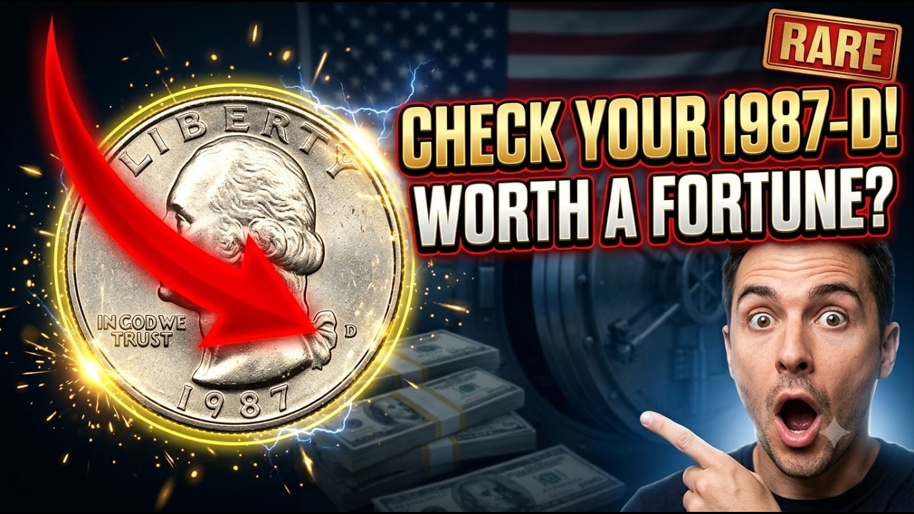 1987-D Quarter Worth Thousands? The Rare Coin Everyone Is Searching For! #USCoins #CoinsWorthMoney