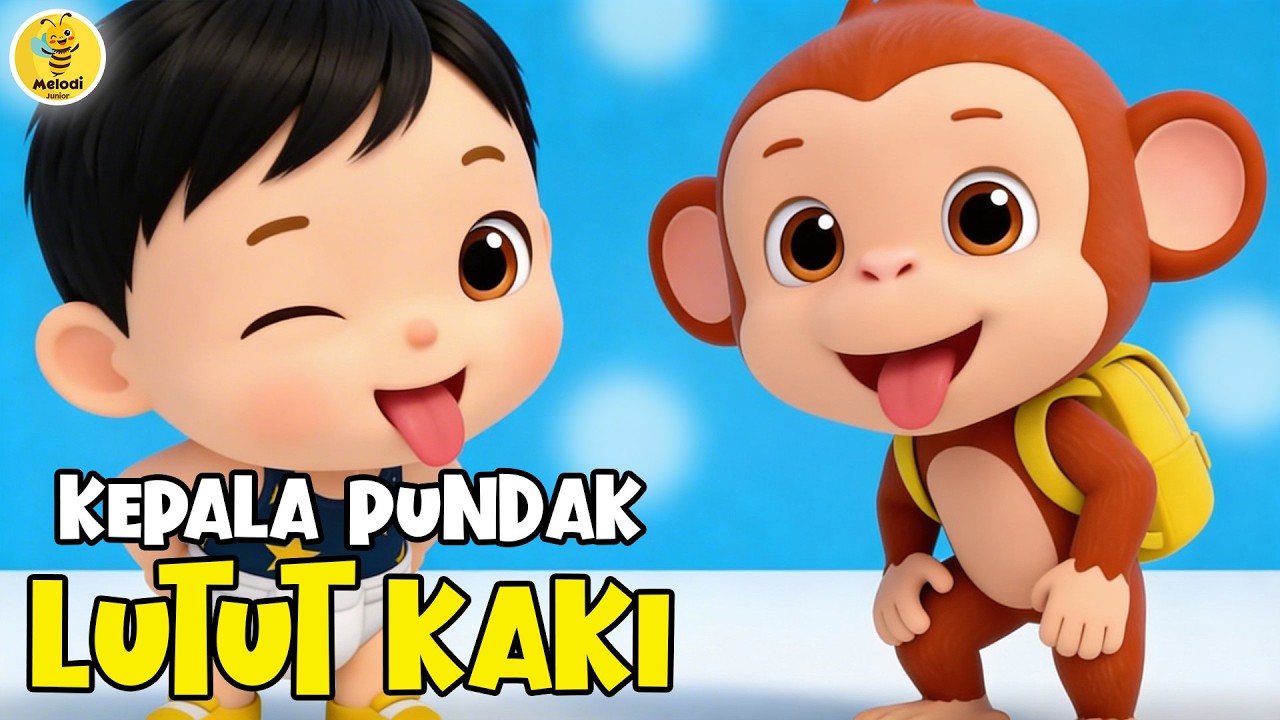 KEPALA PUNDAK LUTUT KAKI - Lagu Tentang Anggota Tubuh - Lagu Anak & Balita Terbaru Viral Terpopuler
