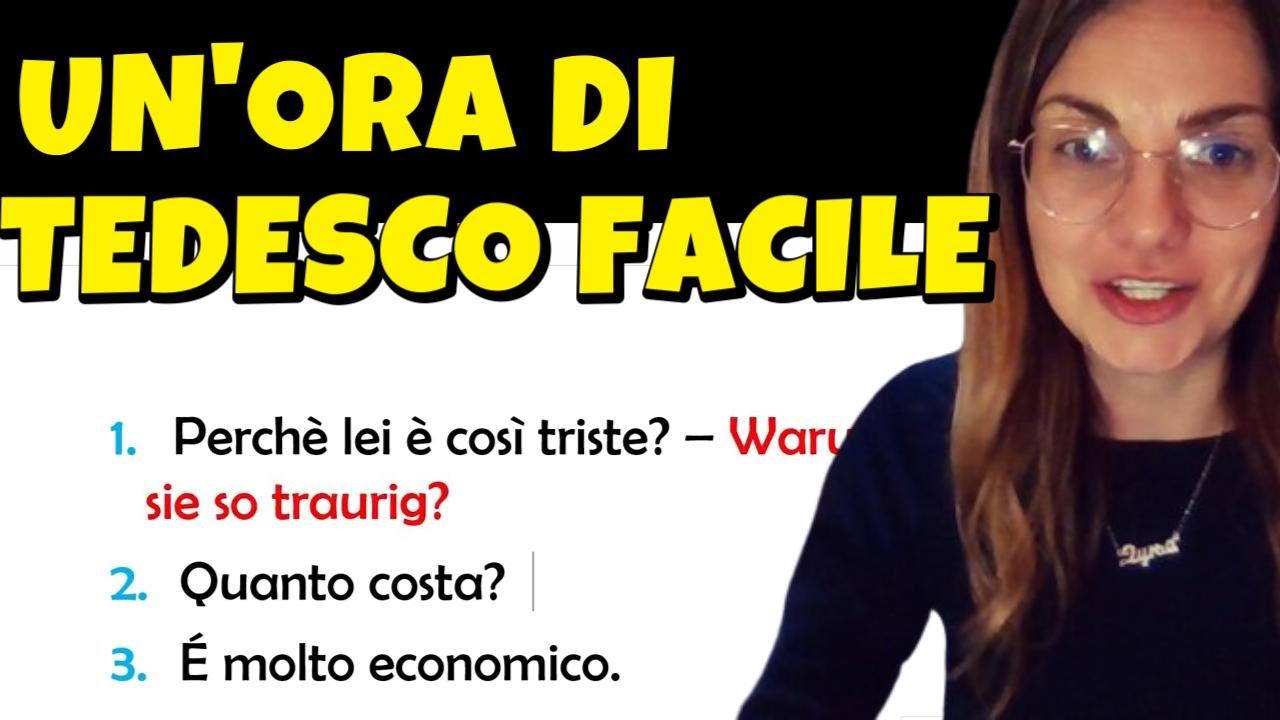 TEDESCO PER PRINCIPIANTI - IMPARA E INIZIA A USARE SUBITO - UN'ORA DI  CONVERSAZIONE SEMPLICE