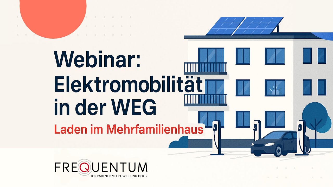 Webinar: Elektromobilität in der WEG
