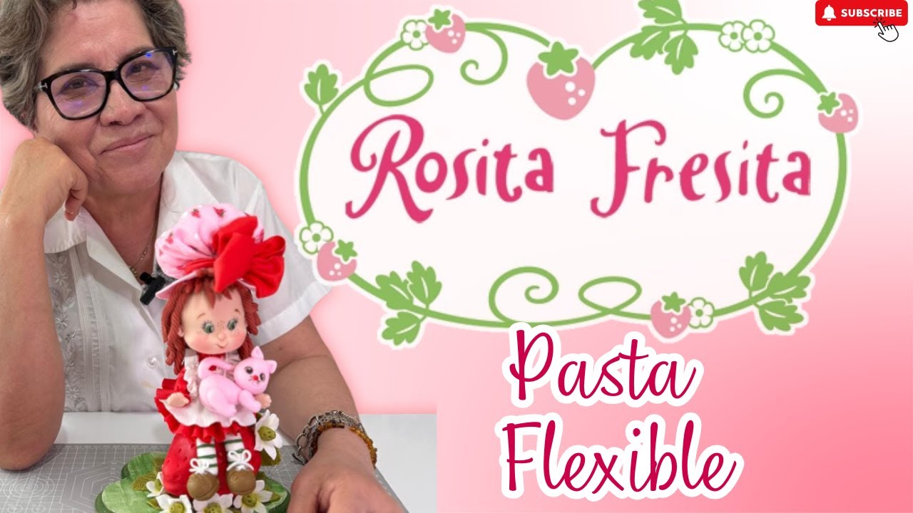✨¡ROSITA FRESITA🍓 Vuelve a Encantar! | Creación Paso a Paso en PASTA FLEXIBLE 🎨 | Migajón Artístico