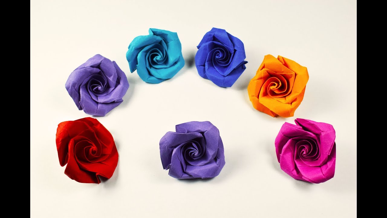 How to make a paper Rose?