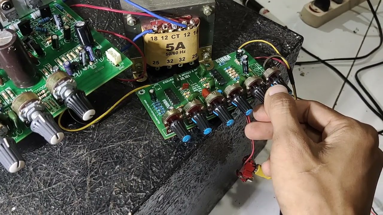 TEST POWER SPEAKER AKTIF AMPLIFIER UM2000 DAN EQUALIZER PUTAR 161