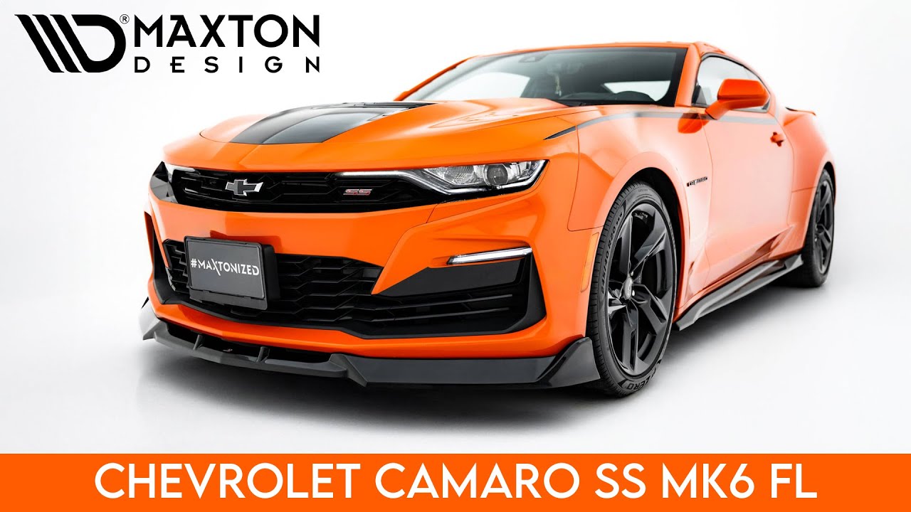Chevrolet Camaro SS Mk6 Facelift (2018-2023) | Maxton Design Splitter Set | Presentation #400