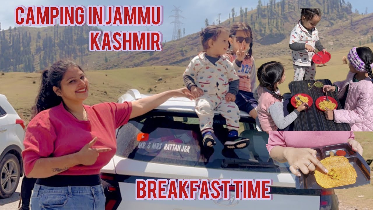 Sanasar के पहाड़ों में बनाया नाश्ता| CAMPING in JAMMU & KASHMIR with@Ghumakkadbugz