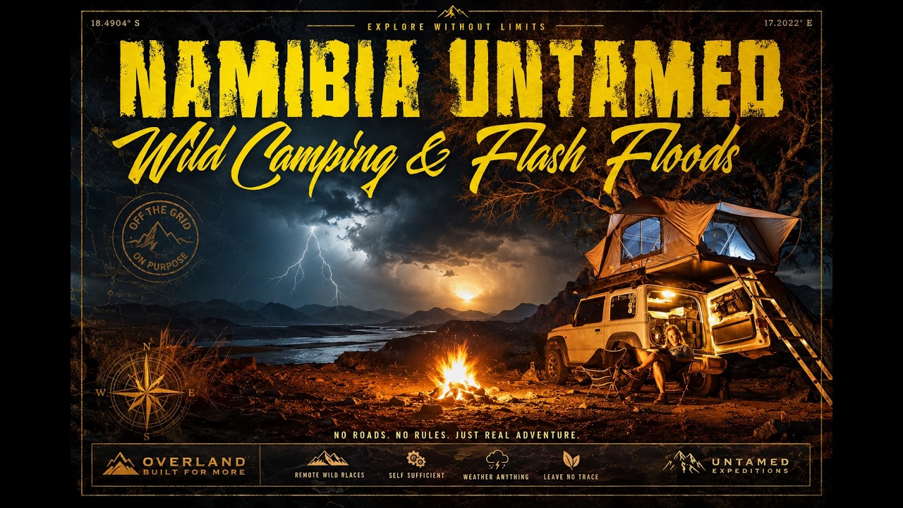 NAMIBIA UNTAMED / Wild Camping & Flash Floods!!