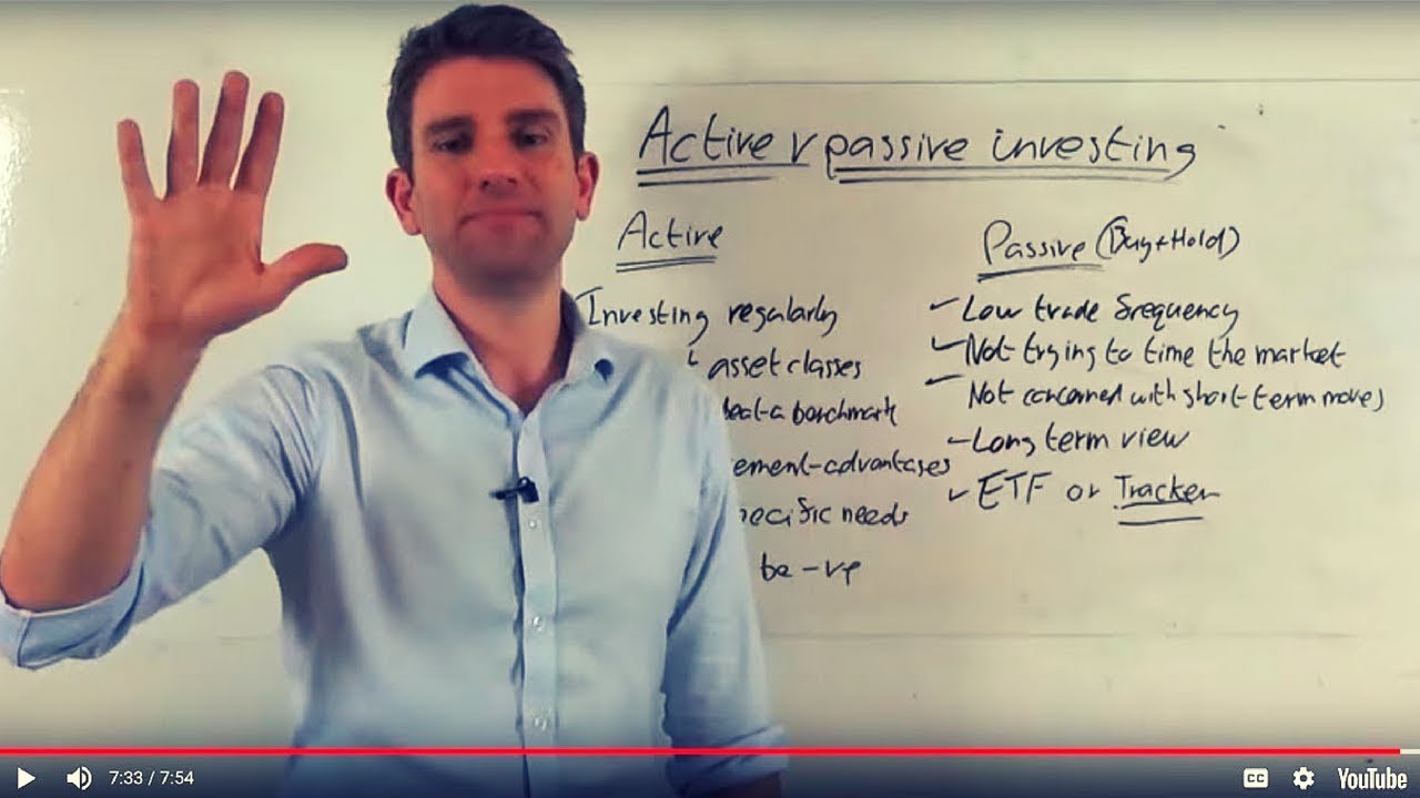 Active Trading vs Passive Investing (aka Buy & Hold) ☝