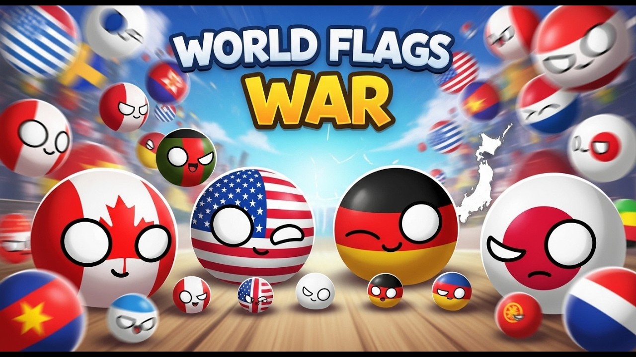 🔴 LIVE: Learn Country Flags LIVE 🚩 – Flag War!
