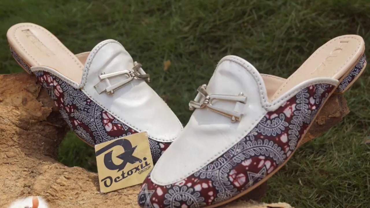 Ankara Half shoe making 2018 Africa