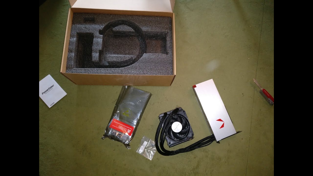 Radeon RX Vega Liquid Edition! Unboxing and First Setup