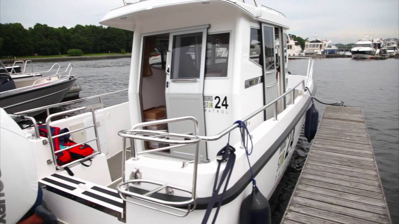Морской всепогодный катер Nord Star 24 OB Patrol | Готовое решение катера для рыбалки троллингом