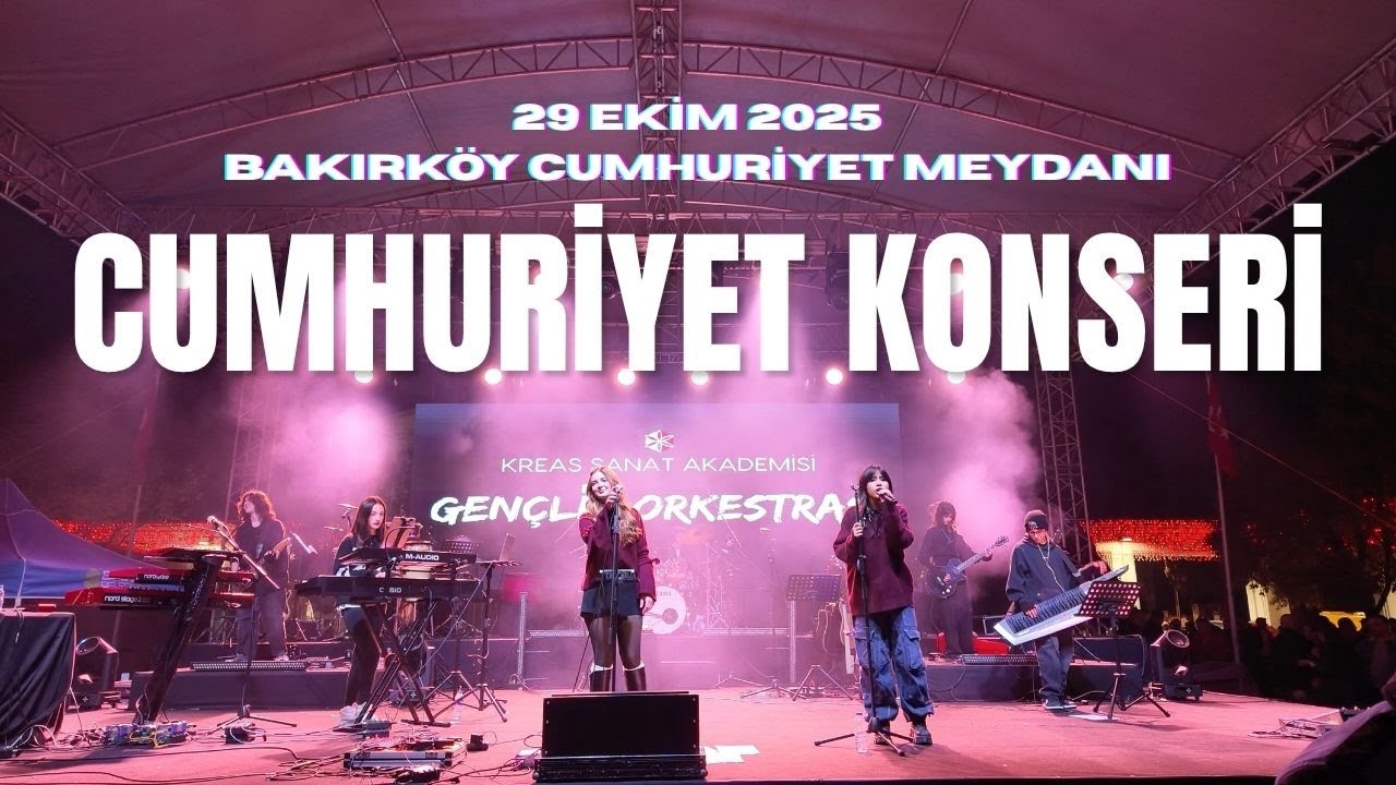 Cumhuriyet Bayramı Kutlamaları - Bakırköy Cumhuriyet Meydanı #29ekim #cumhuriyet