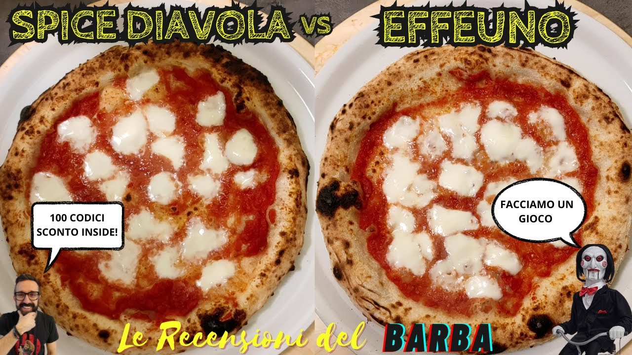 Spice Diavola Pro 2.0 vs Effeuno P134H Stesso impasto per pizza napoletana cotto nel forno elettrico