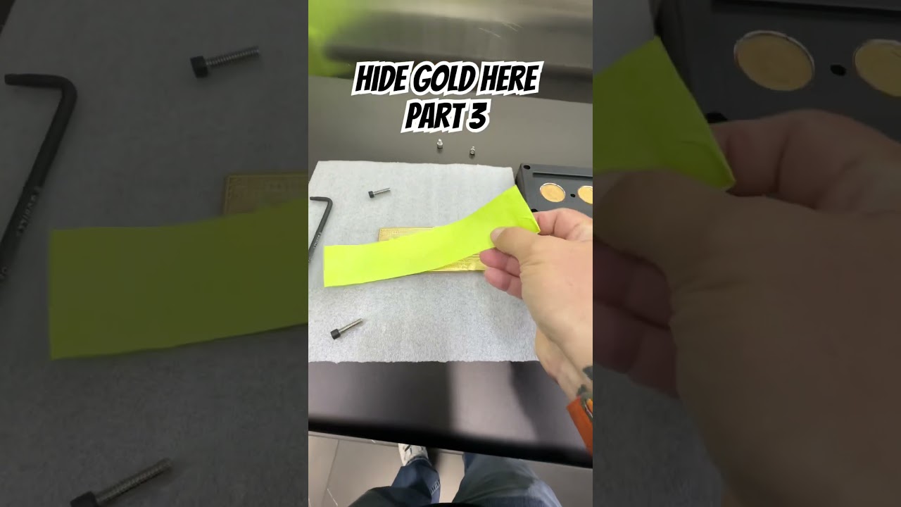 Спрячьте золото здесь, часть 3. GorillaProCustoms.com #stacker #money #goldcoin #preciousmetals #...